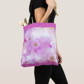 Pink Cherry Blossom Blume Foto Tasche (Von Nahem)