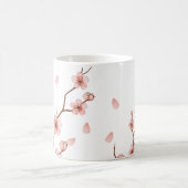 Pink Cherry Blossom Blume Kaffee Tasse (Mittel)