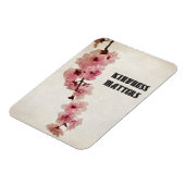 Pink Cherry Blossom Blume Kindheit Magnet (Linke Seite)