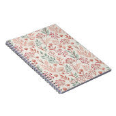 Pink Cherry Blossom, Blumenmuster und Blätter Must Notizblock (Rechte Seite)