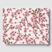 Pink Cherry Blossom Brautparty Gästebuch (Rückseite)