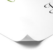 Pink Cherry Blossom Brautparty Poster (Ecke)