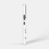 Pink Cherry Blossom Floral Samsung Galaxy Hülle (Rechte Seite)