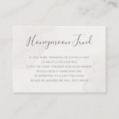 Pink Cherry Blossom Floral Wedding Honeymoon Fund Begleitkarte (Vorderseite)