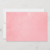 Pink Cherry Blossom Frühjahrsszenario Foto Dankeskarte (Rückseite)