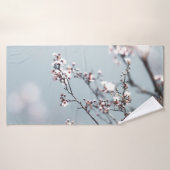 PINK CHERRY BLOSSOM IN NAH-OBEN-FOTOGRAFIE BADEHANDTUCH (Badehandtuch)