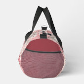 Pink cherry blossom monogram duffle bag (Rechts)