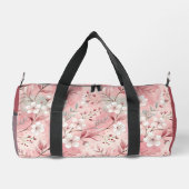 Pink cherry blossom monogram duffle bag (Rückseite)