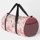 Pink cherry blossom monogram duffle bag (Rechte Ecke)