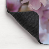 Pink Cherry Blossom Mousepad (Ecke)