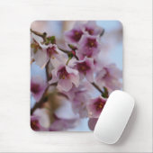 Pink Cherry Blossom Mousepad (Mit Mouse)