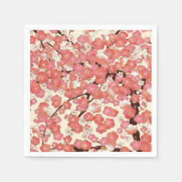 Pink Cherry Blossom Papierserviette
