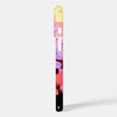 Pink Cherry Blossom Petal Spring & Name Case-Mate iPhone Hülle (Rückseite / Links)