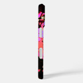 Pink Cherry Blossom Petal Spring & Name Case-Mate iPhone Hülle (Rückseite / Rechts)