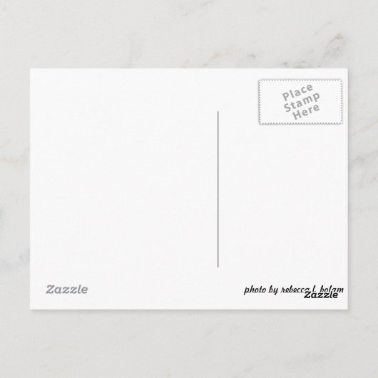 Pink Cherry Blossom Postkarte (Rückseite)