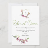 Pink Cherry Blossom Probe Abendessen (Vorderseite)