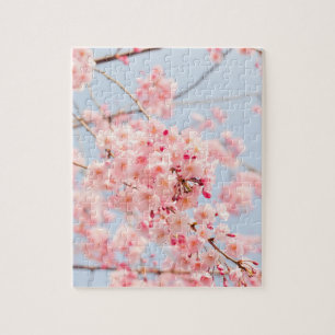 Pink Cherry Blossom Puzzle