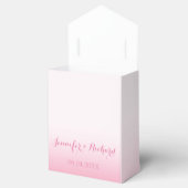 Pink Cherry Blossom Sakura Branch Hochzeit Geschenkschachtel (Geöffnet)