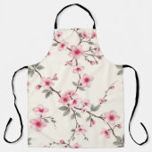 Pink Cherry Blossom Sakura Floral Pattern Spring Schürze (Vorderseite)