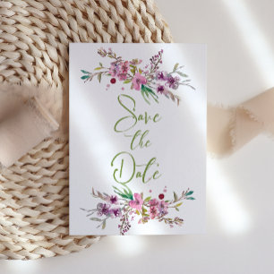 Pink Cherry Blossom Save the Date