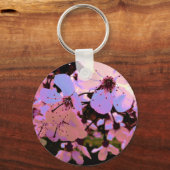 Pink Cherry Blossom Schlüsselanhänger (Vorderseite)