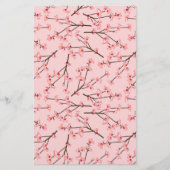 Pink Cherry Blossom Seife Wrap Papier Blatt (Vorderseite)