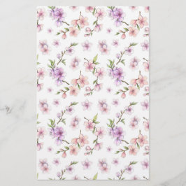 Pink Cherry Blossom Seife Wrap Papier Blatt