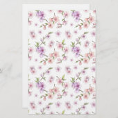 Pink Cherry Blossom Seife Wrap Papier Blatt (Vorne/Hinten)