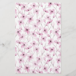 Pink Cherry Blossom Seife Wrap Papier Blatt