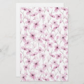 Pink Cherry Blossom Seife Wrap Papier Blatt (Vorne/Hinten)