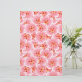 Pink Cherry Blossom Seife Wrap Papier Blatt (Stehend Vorderseite)