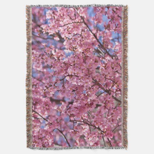 Pink Cherry Blossom Sky Decke (Vorderseite Vertikal)