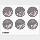 Pink Cherry Blossom Spring Baby Shower Stickers (Blatt)