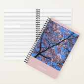 Pink Cherry Blossoms 5,5"x8,5" Notebook Notizblock (Innen)