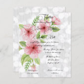 Pink Cherry Blossoms Hochzeit (Vorne/Hinten)