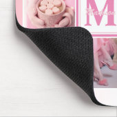 Pink Cherry Blossoms Instagram Foto Grid Sakura Mousepad (Ecke)