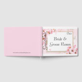 Pink Cherry Blüten Hochzeit oder Dusche Gästebuch (Voll)