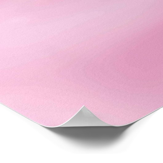 Pink Cherry Coquette Poster (Ecke)