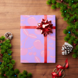 Pink Cherry Gift Wrap Giro Craft Party Geschenkpapier