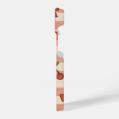 "Pink Cherry & Ribbon Pattern Phone Case – Cute  iPhone Hülle (Linke Seite)