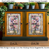Pink Cherry Tree Blossom DA2R Decoupage Seidenpapier