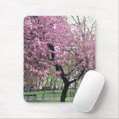Pink Cherry Tree Blüten Springtime New York City Mousepad (Mit Mouse)