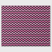 Pink Chevron Breast Cancer Awareness Pattern Geschenkpapier (Flach)