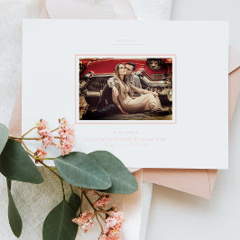 Pink Chic Sophisticated Minimalist Photo Wedding