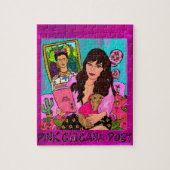 Pink Chicana Poet Puzzle (Vertikal)