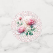 Pink-Chiffon-Rose Konfetti (Klein Vorderseite)