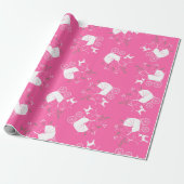 Pink Chihuahua Babydusche Geschenkpapier (Ungerollt)