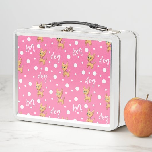 Pink Chihuahua Lunch Box (Beispiel)