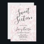 Pink Chinoiserie 16 . Geburtstag Einladung zum Geb<br><div class="desc">Dieses stilvolle und elegante 16 . Geburtstag Birthday Invite lädt Sie ein mit wunderschönen,  von Hand in Blau gestrichenen Wildblumen in Aquarellfarbe,  die als hübsches Bouquet und elegantes Kalligraphieskript für den Frühling,  den Sommer oder die Hochzeiten im Herbst eingerichtet sind.</div>