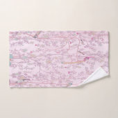 Pink Chinoiserie 3 Stück Luxus Badhandtuch Set (Handtuch)